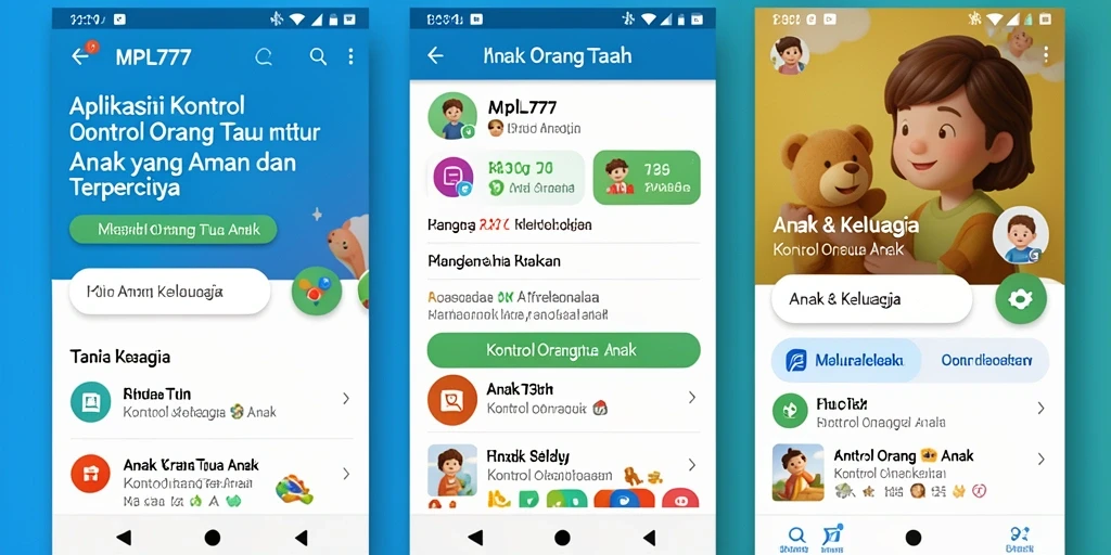 Tampilan antarmuka MPL777 untuk kontrol orang tua yang efektif.