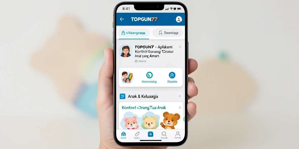 Tampilan antarmuka aplikasi TOPGUN77 yang sederhana dan informatif.